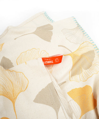 Gingko Garden Bamboo Bath Towel