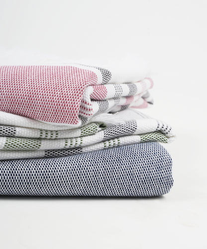 Thirsty Towel Cotton Bath Towels Cambric multistripe Towel denimblue forestgreen merlot mauve towels 100% Cotton soft Towels Soft towel quick absorption towels thin towels lightweighted towel travel friendly towel absorbent towel quick dry towel