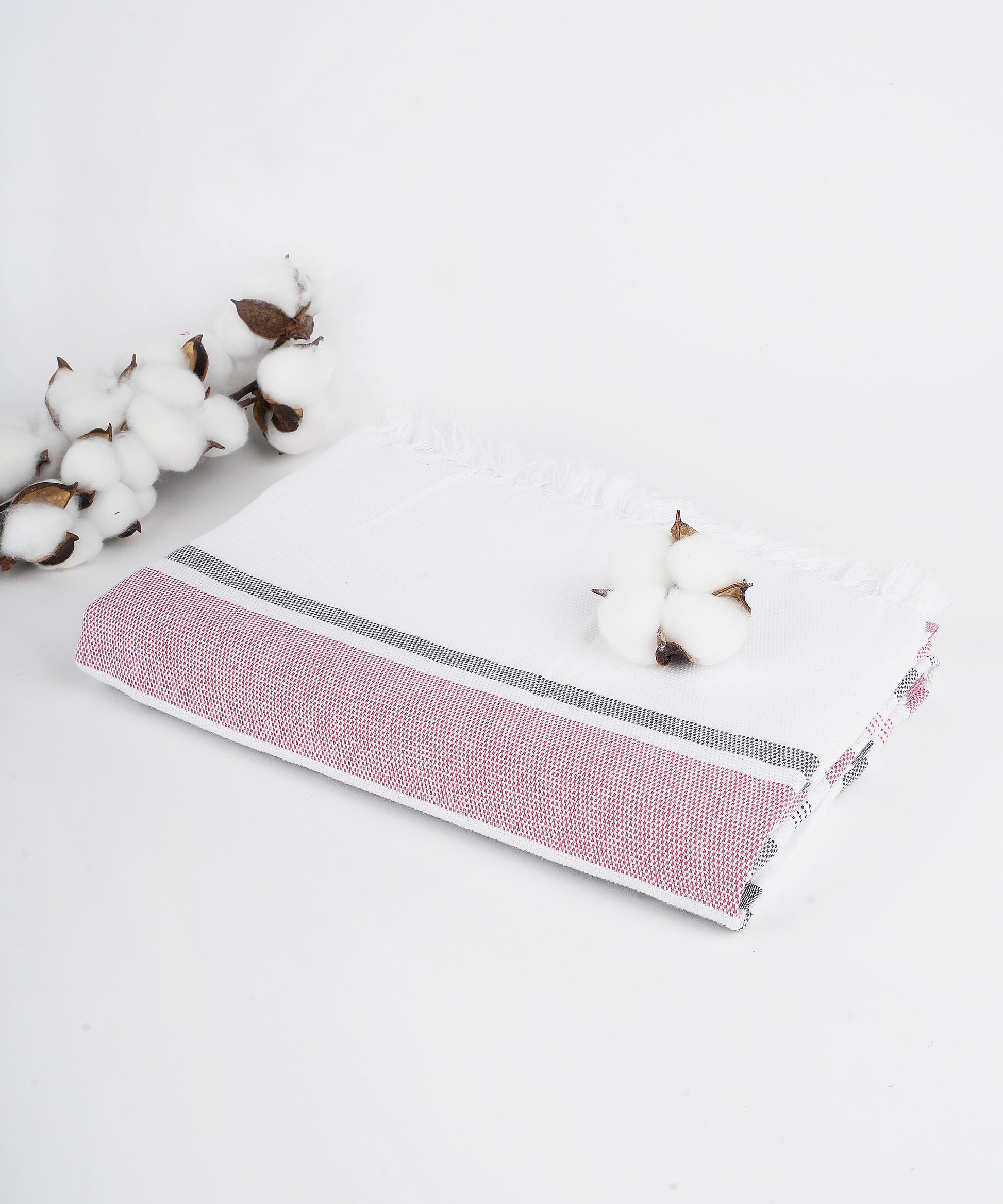 Thirsty Towel Cotton Bath Towels Cambric multistripe Towel merlot mauve color towels 100% Cotton soft Towels Soft towel quick absorption towels thin towels lightweighted towel travel friendly towel absorbent towel quick dry towel