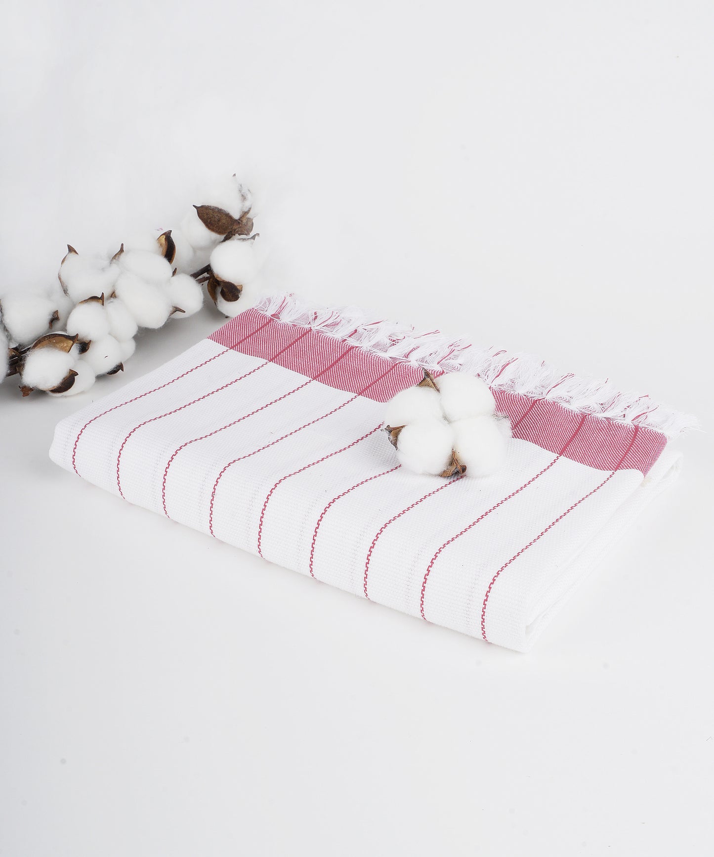 Thirsty Towel Cotton Bath Towels Cambric pin stripe Towel red towel 100% Cotton soft Towels Soft towel quick absorption towels thin towels lightweighted towel travel friendly towel absorbent towel quick dry towel