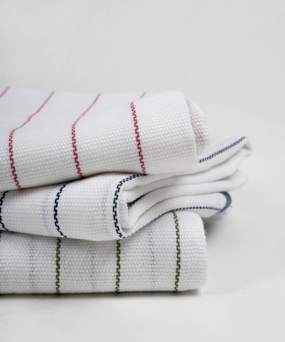Thirsty Towel Cotton Bath Towels Cambric pinstripe Towel denimblue forestgreen merlot mauve towels 100% Cotton soft Towels Soft towel quick absorption towels thin towels lightweighted towel travel friendly towel absorbent towel quick dry towel