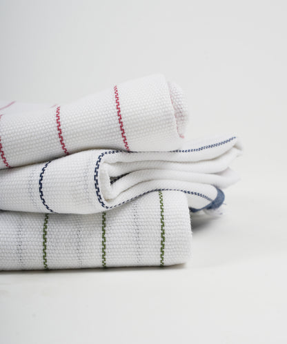 Thirsty Towel Cotton Bath Towels Cambric pinstripe Towel green towel 100% Cotton soft Towels Soft towel quick absorption towels thin towels lightweighted towel travel friendly towel absorbent towel quick dry towel
