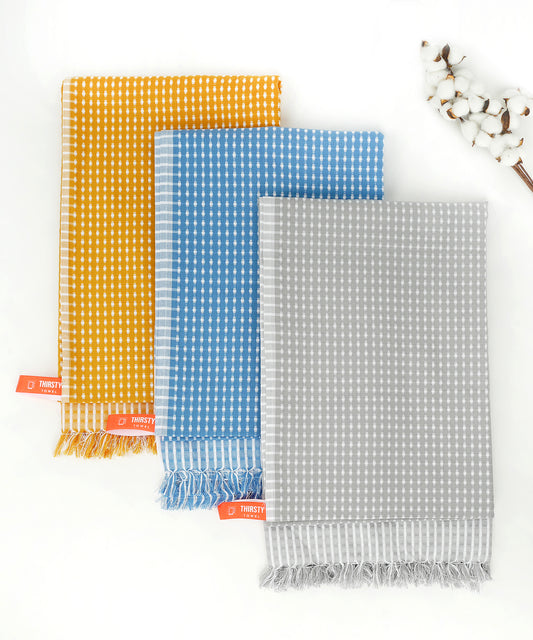 Thirsty Towel Cotton Bath Towels honeycomb Towel multicolor towels 100% Cotton Towels Soft towel quick absorption towels thin towels lightweighted towel travel friendly towel absorbent towel quick dry towels